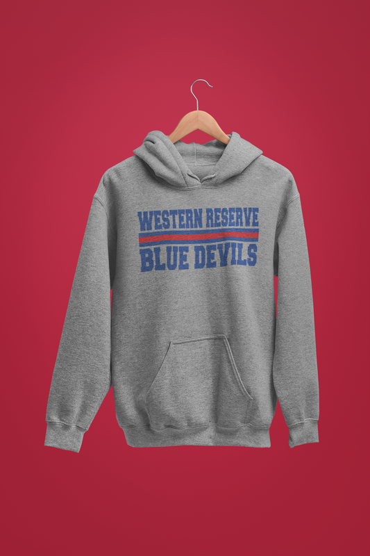 Western Reserve Blue Devils Varsity Hoodie - Multiple Options!