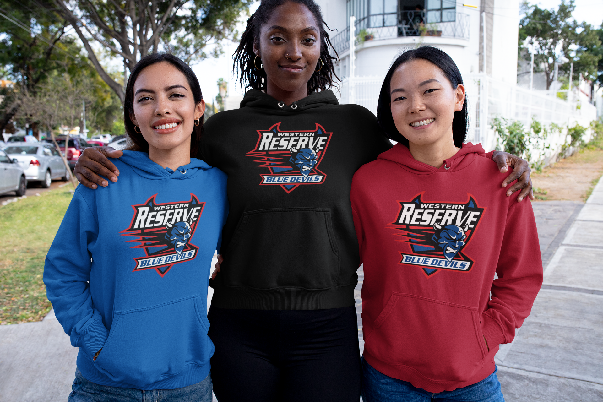 Blue clearance devils hoodie