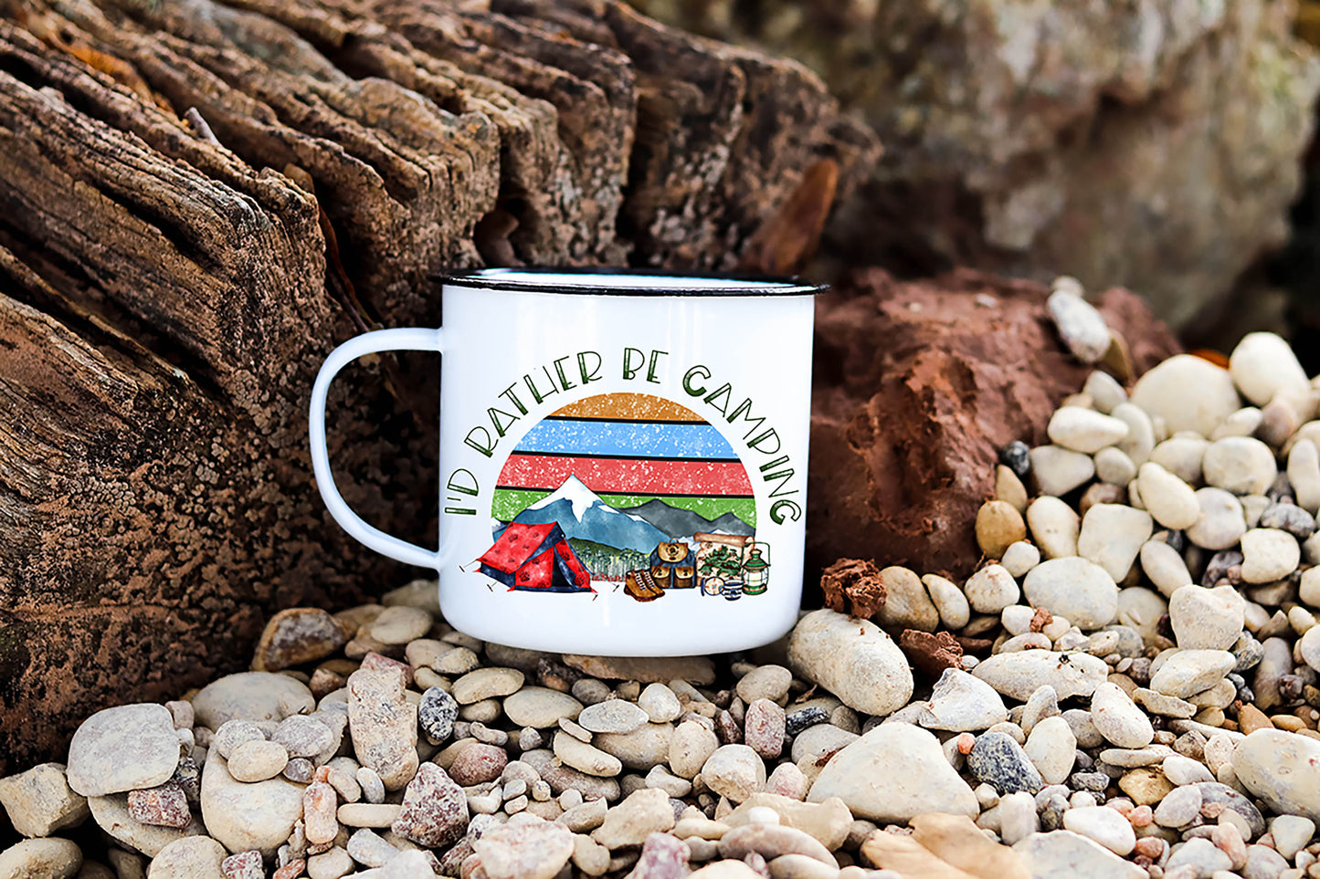 I'd Rather Be Camping 11oz Personalized Camping Mug