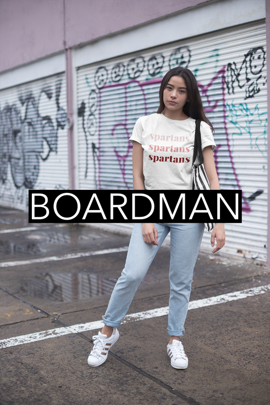 Boardman Spartans  Ombre Unisex Tee - Adult and Youth Sizes!