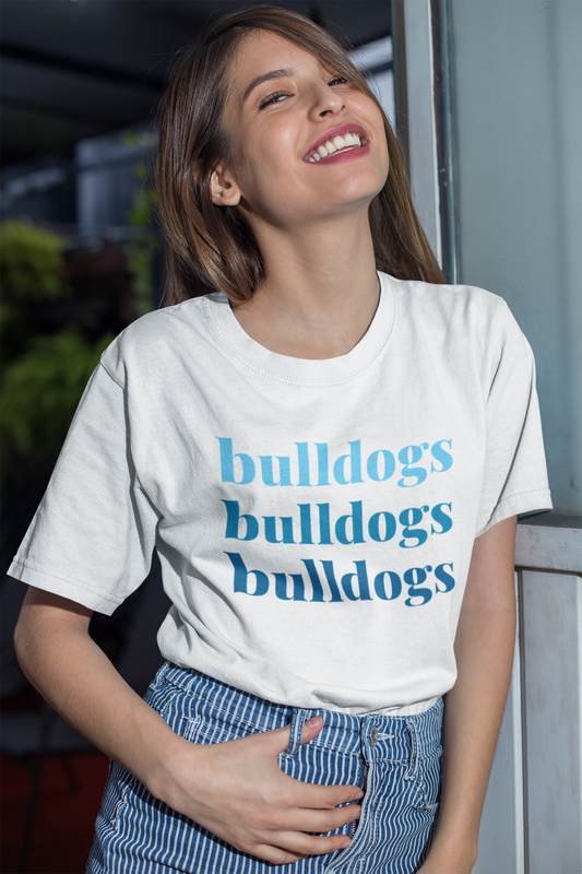 Poland Bulldogs Ombre Unisex Tee - Adult and Youth Sizes!