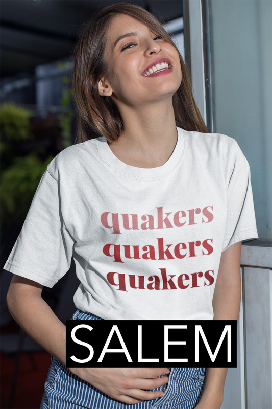 Salem Quakers Ombre Unisex Tee - Adult and Youth Sizes!